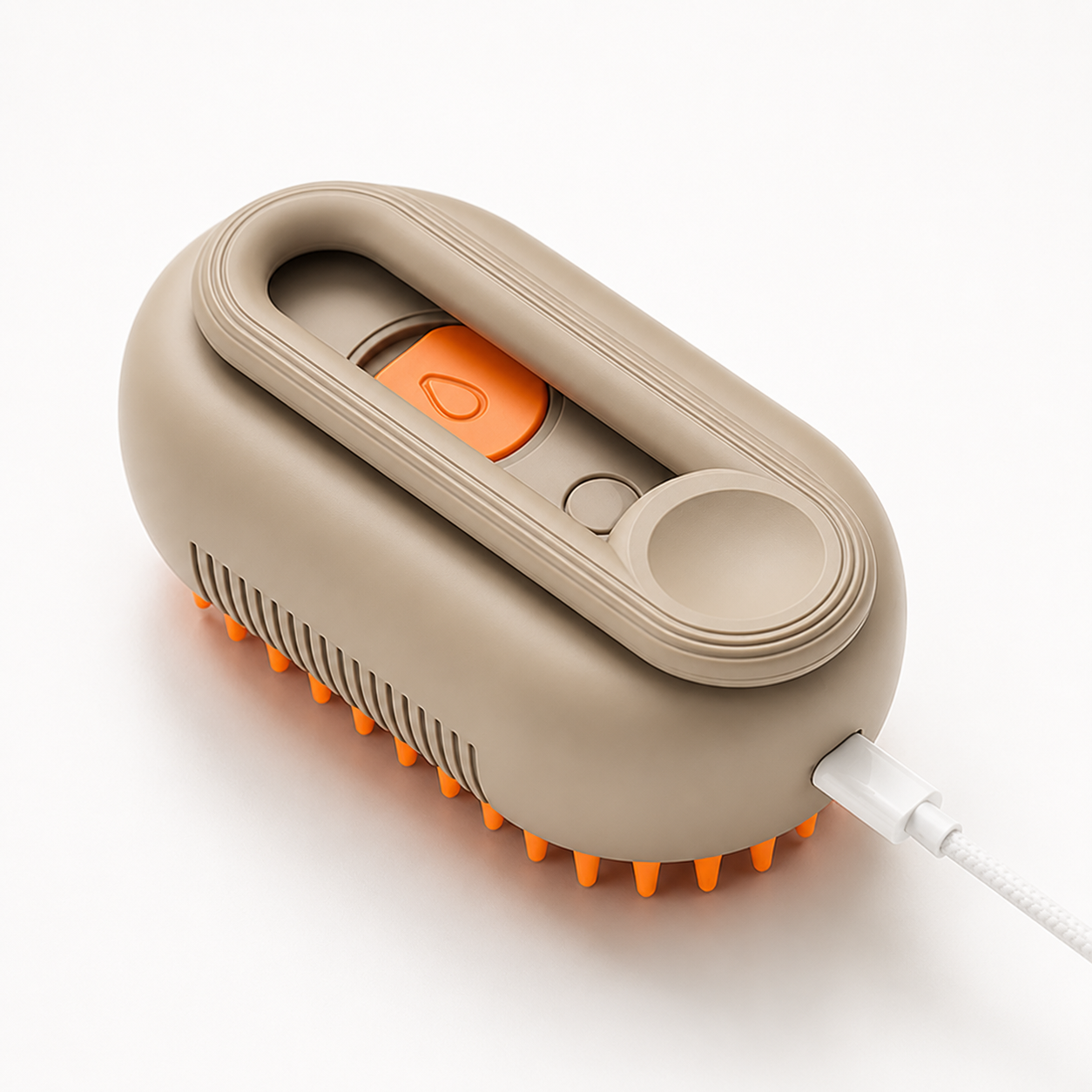 Cepillo VaporCare vista de carga y depósito